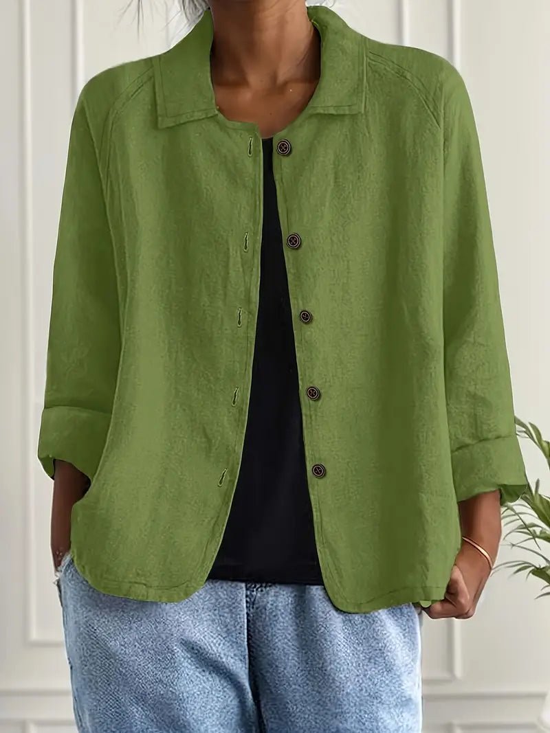 Women's Shirt Jacket - Green