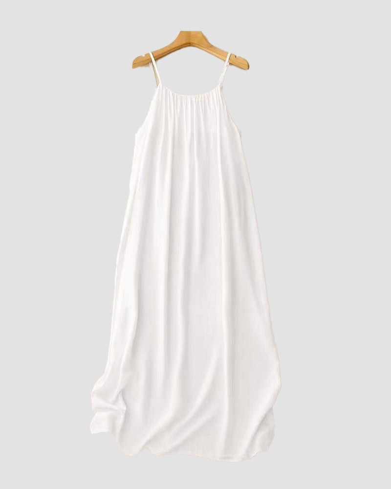 Sleeveless Summer Maxi Dress