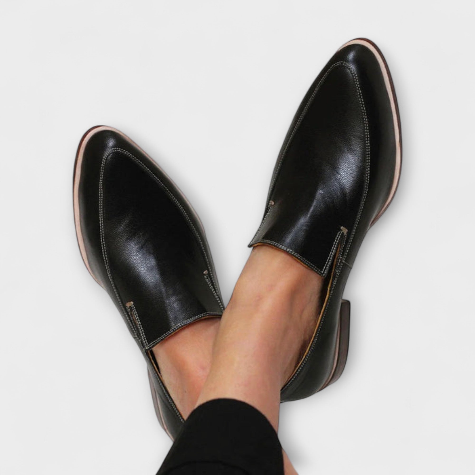 William Men's Leather Slip On Loafers 1