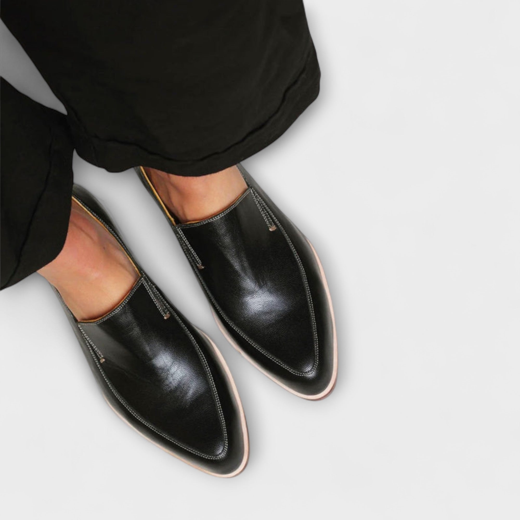 William Men's Leather Slip On Loafers 2