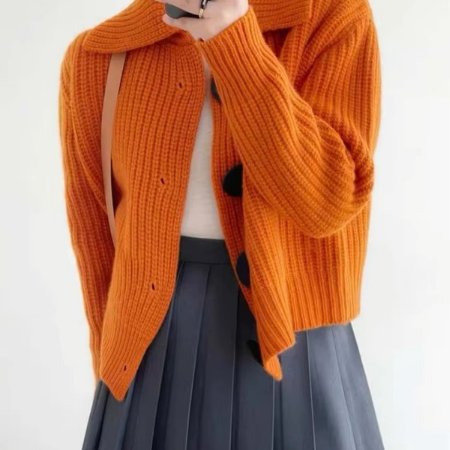 Women's Cropped Knit Cardigan