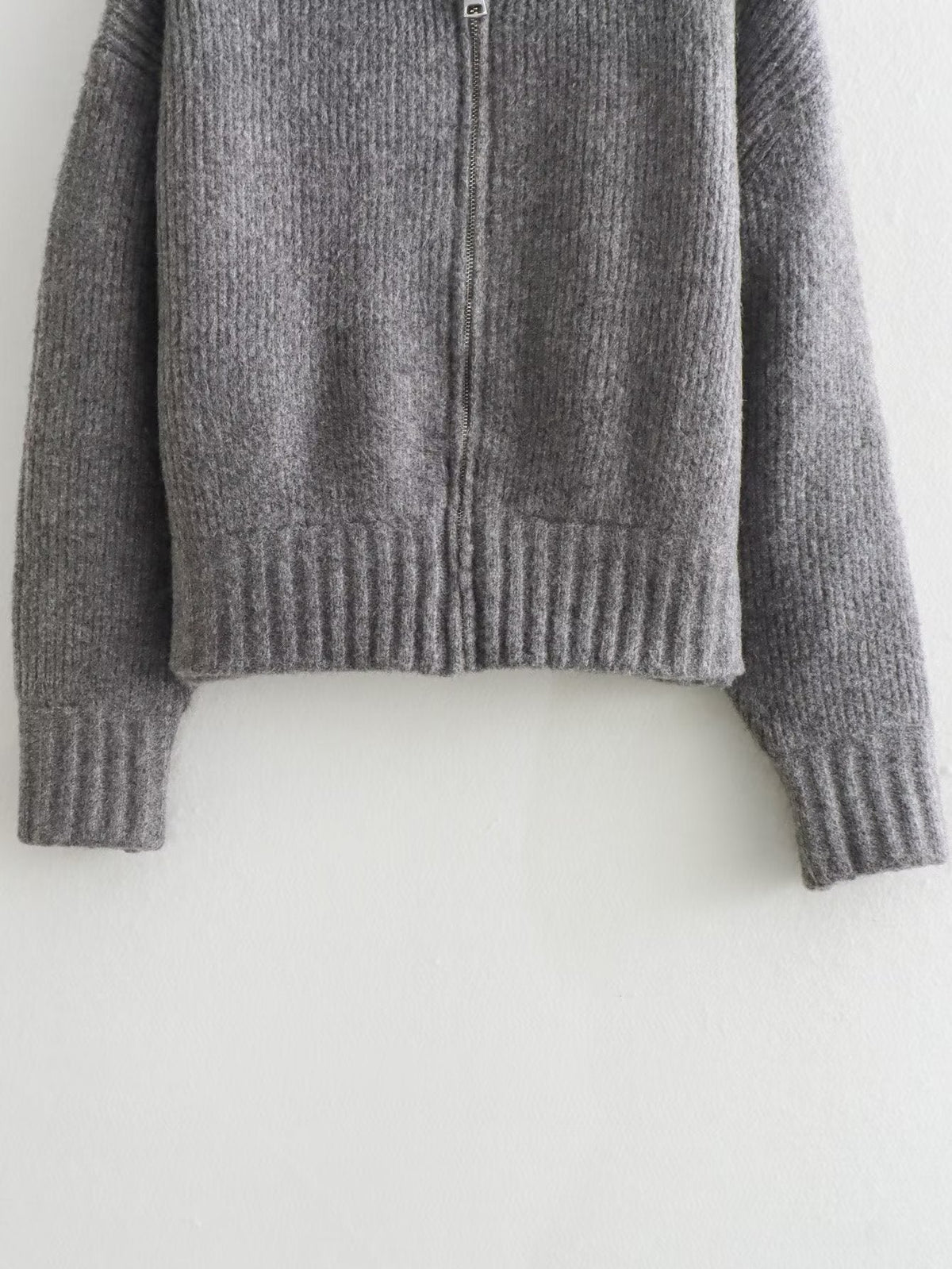 Women's Cropped Wool Cardigan