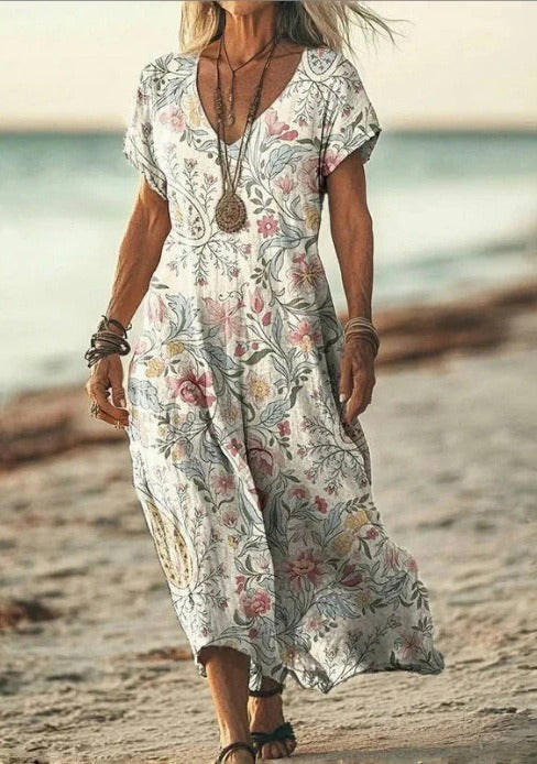 Boho Beach Maxi Dress