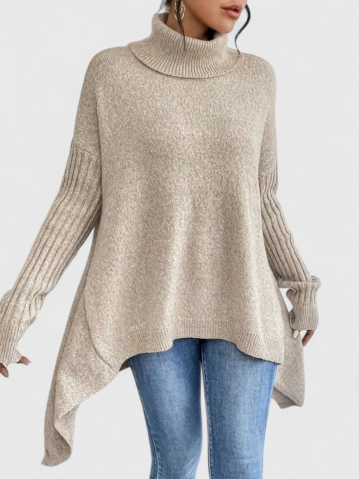 Women's Oversized Turtleneck Sweater