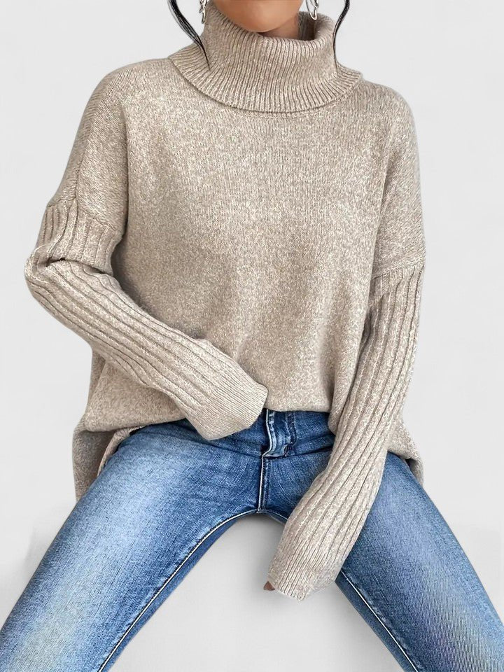 Women's Oversized Turtleneck Sweater
