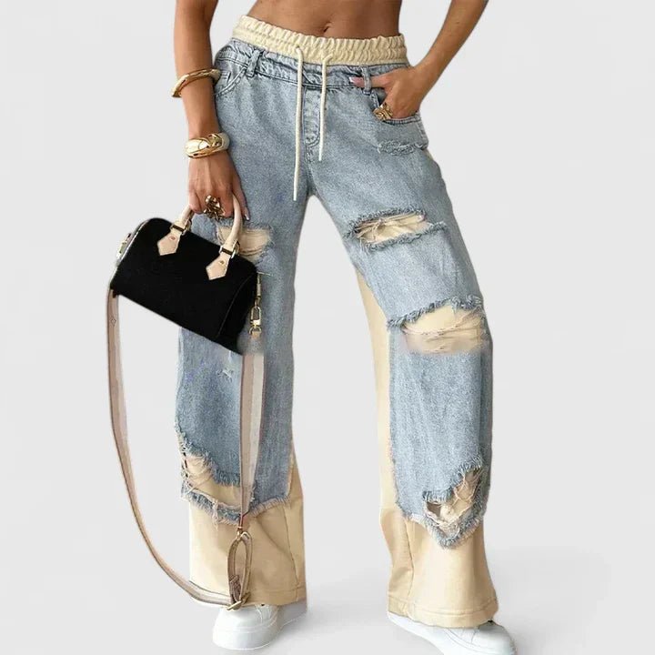 Women's Wide-Leg Denim Pants