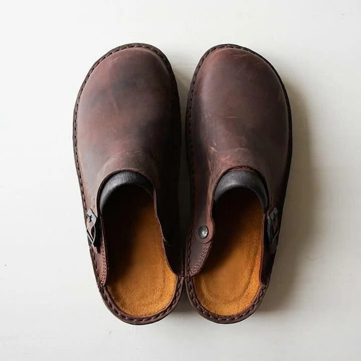 Xavier Men's Leather Slip On Shoes 1