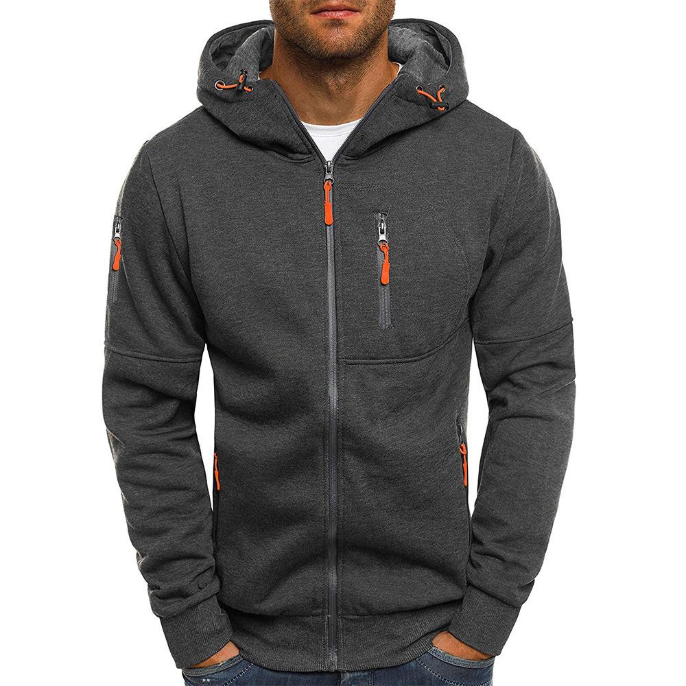 Zachary Men's Fleece Zip Up Hoodie 1