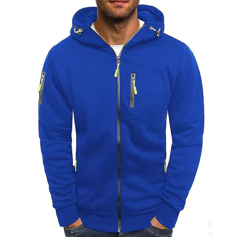 Zachary Men's Fleece Zip Up Hoodie 10
