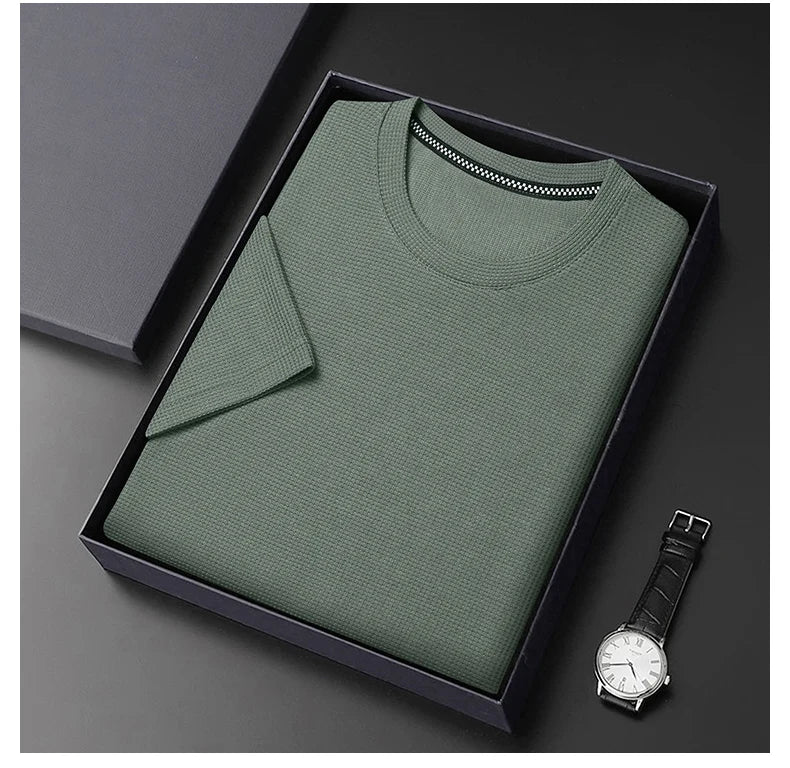 Albert | Men's Ribbed Cotton T-Shirt