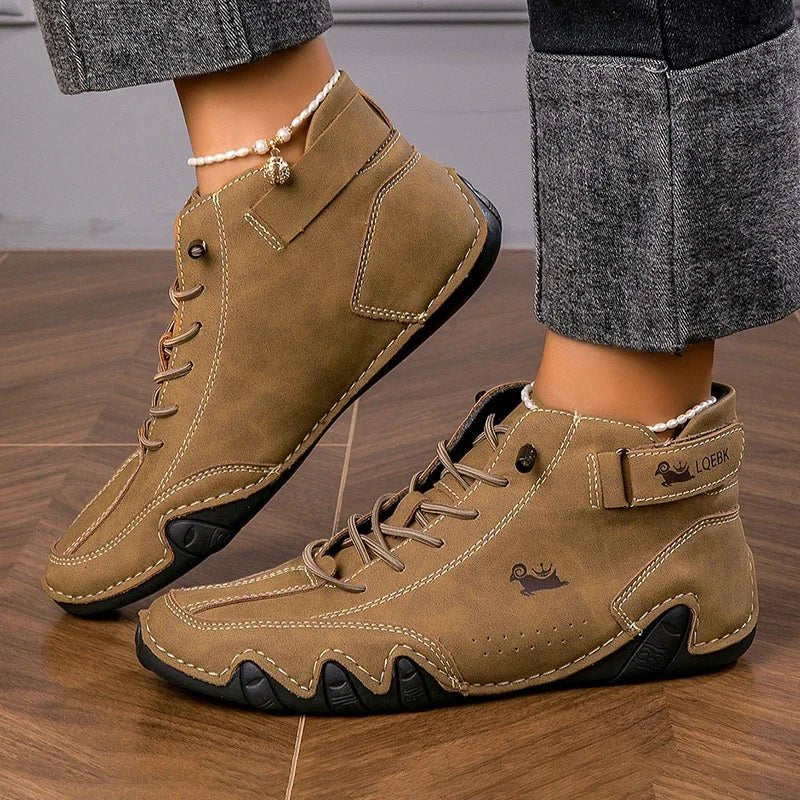Women's Faux Leather Ankle Boots