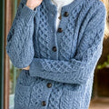 Women's Knit Cardigan - Sea Blue
