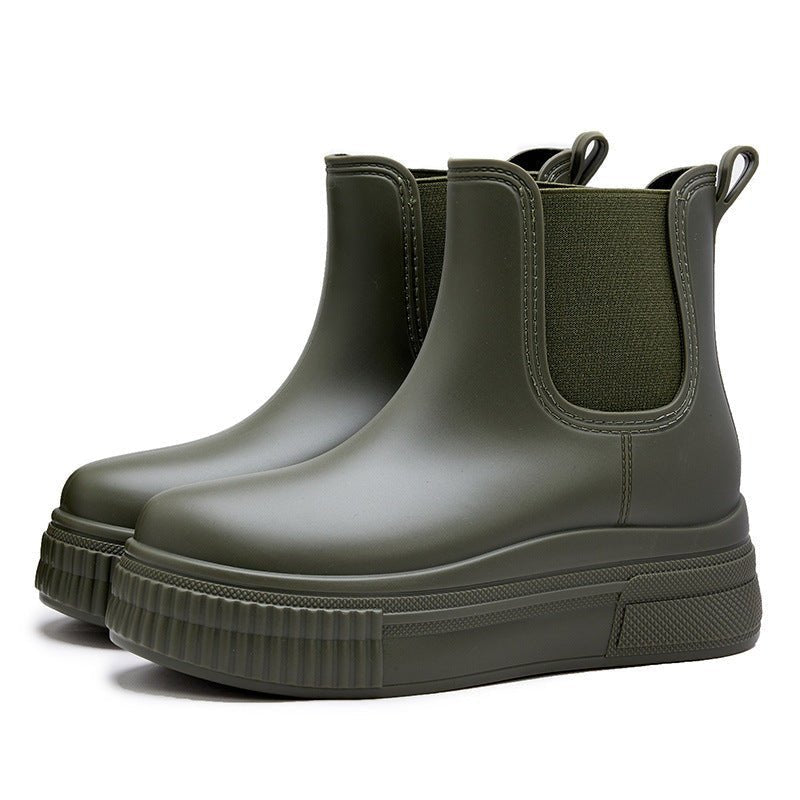 Women's Platform Chelsea Rain Boots