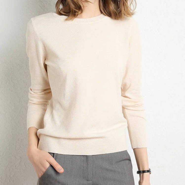Women's Wool Crew Neck Sweater