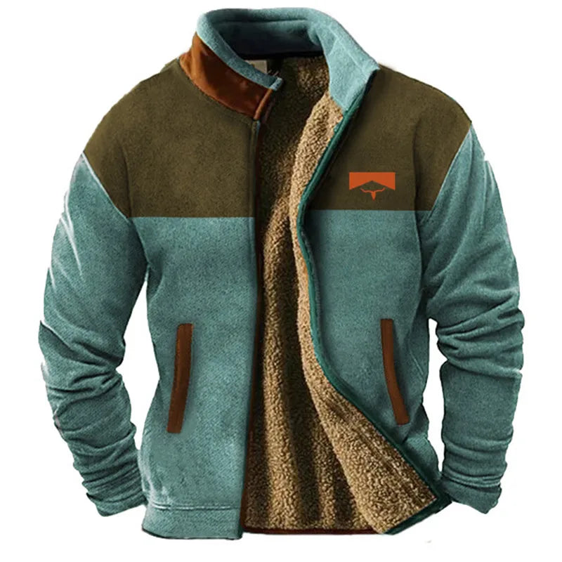 Aiden Men's Fleece Zip Up Jacket 2