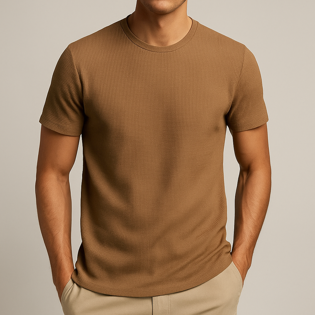 Albert Men's Ribbed Cotton T-Shirt 1