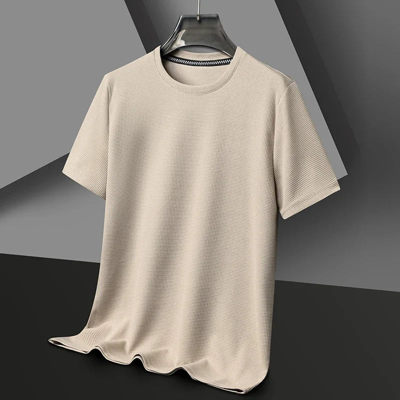 Albert Men's Ribbed Cotton T-Shirt 4