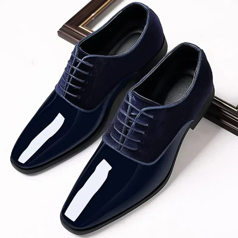 Alexander Men's Patent Leather Oxford Shoes 5
