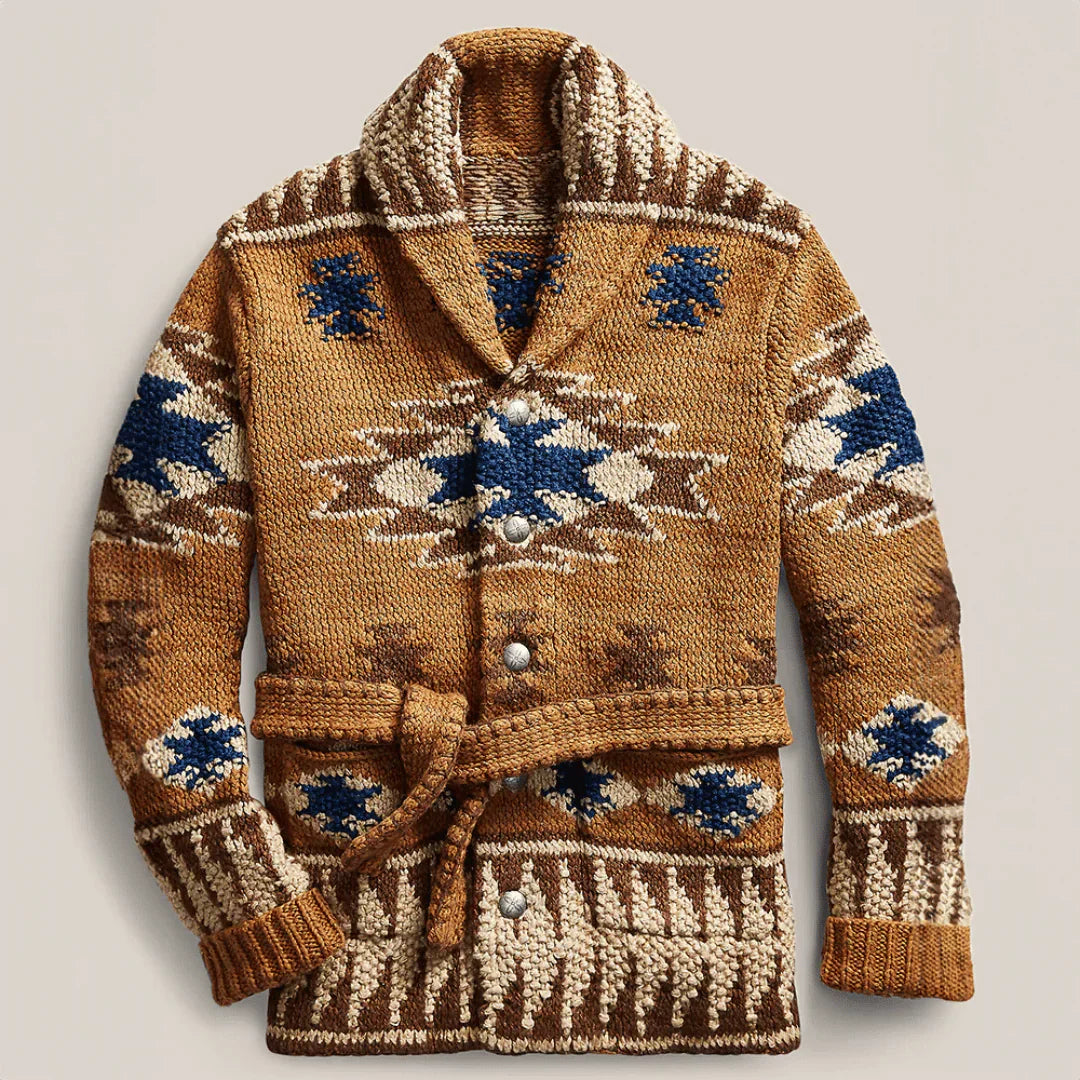 Alfred Men's Wool Shawl Collar Cardigan 3