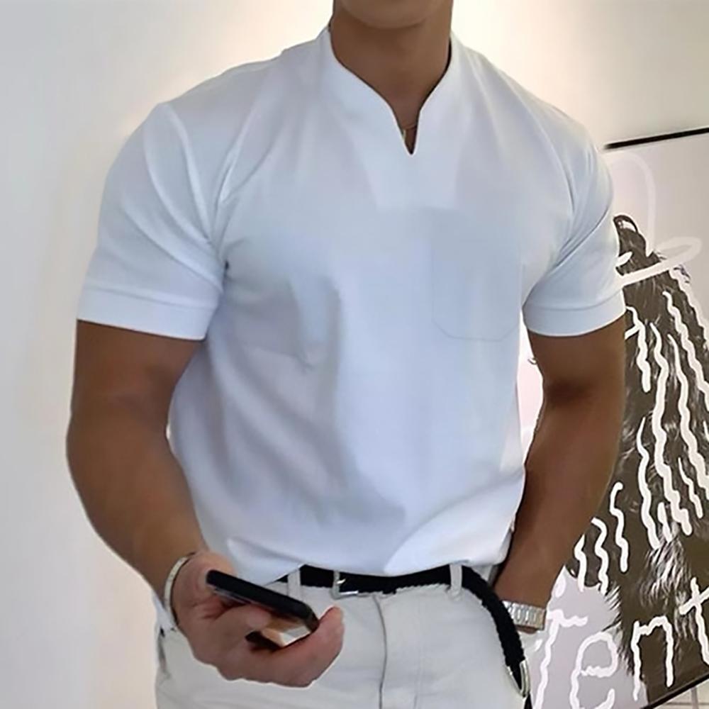 Alister Men's Cotton Henley Shirt 1