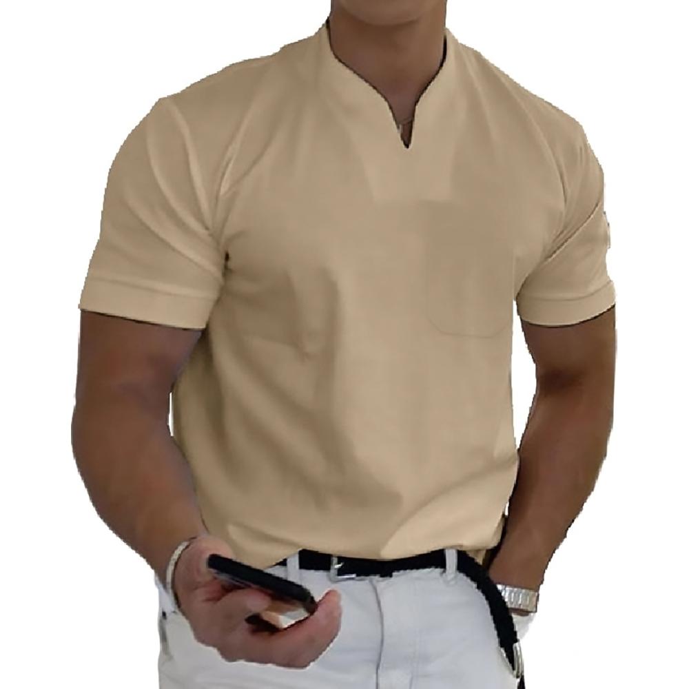 Alister Men's Cotton Henley Shirt 4