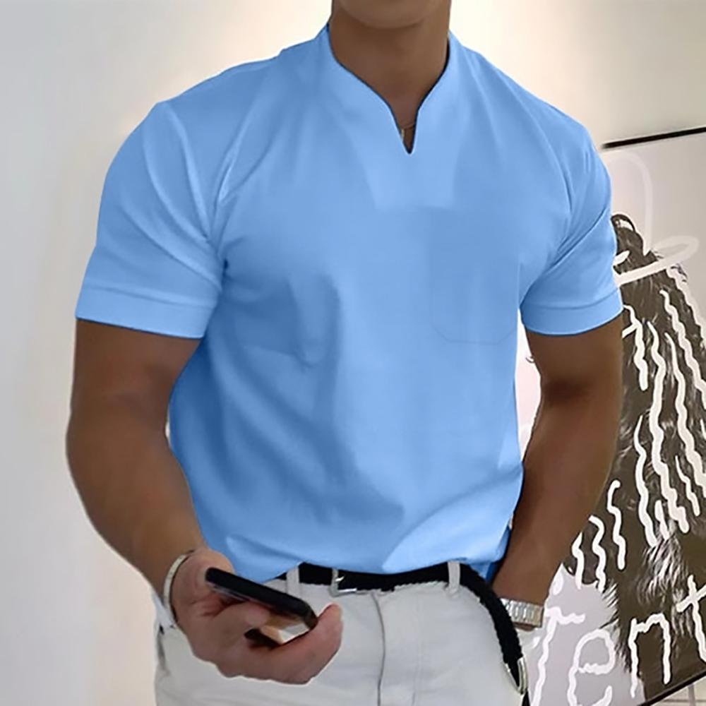 Alister Men's Cotton Henley Shirt 8