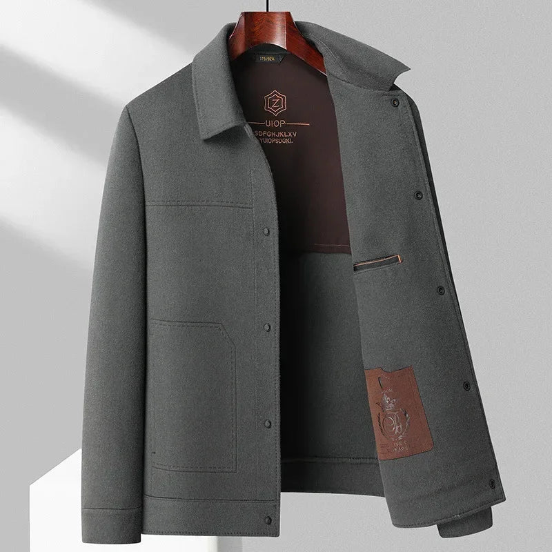 Alister Men's Wool Double Breasted Shirt Jacket 1