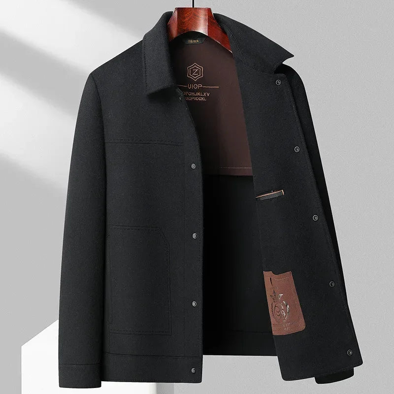 Alister Men's Wool Double Breasted Shirt Jacket 2