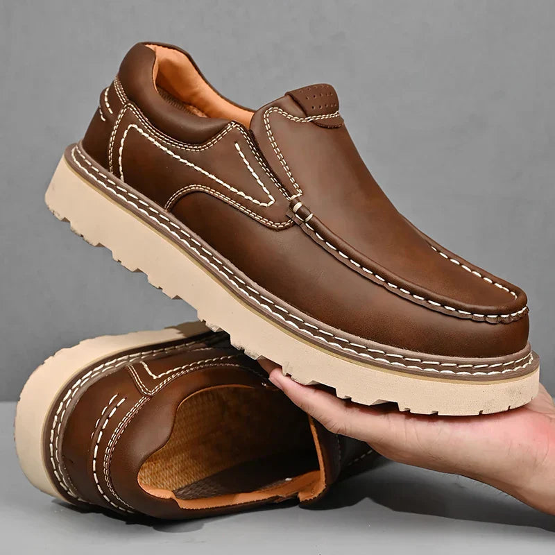 Archie Men's Leather Slip On Loafers 2