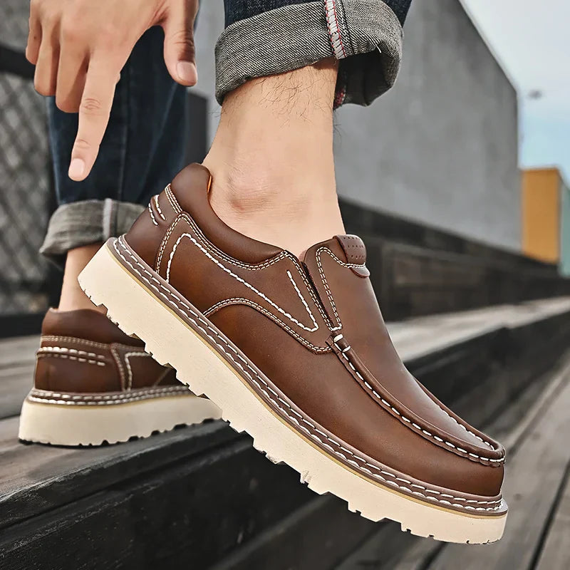 Archie Men's Leather Slip On Loafers 3