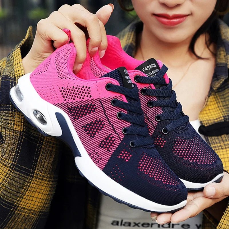 Women's Color-Block Knit Sneakers