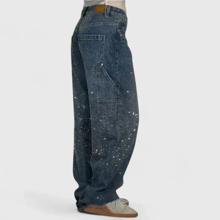 Women's High-Waisted Wide-Leg Jeans