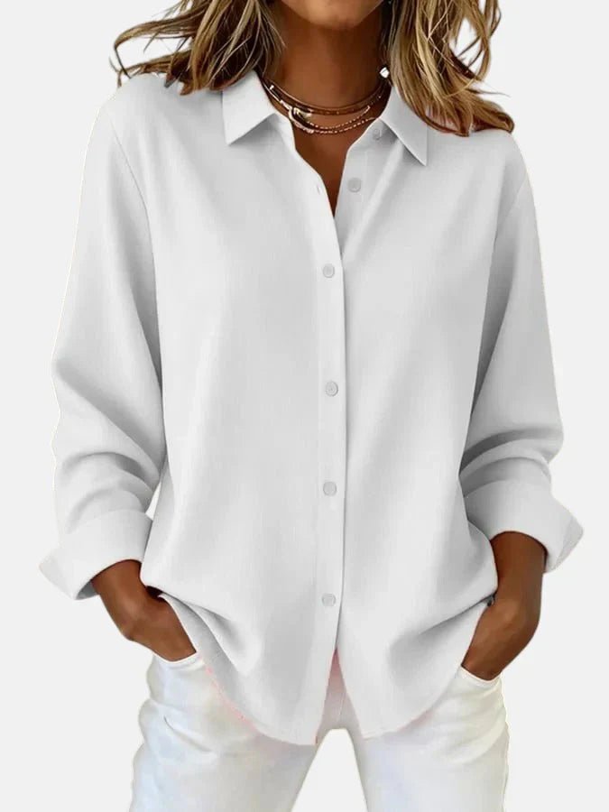 Women's Oversized Blouse - White