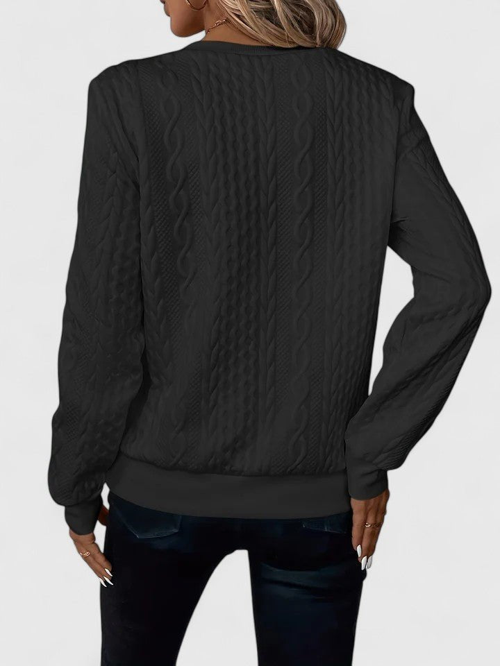 Women's Quarter-Zip Pullover Sweatshirt