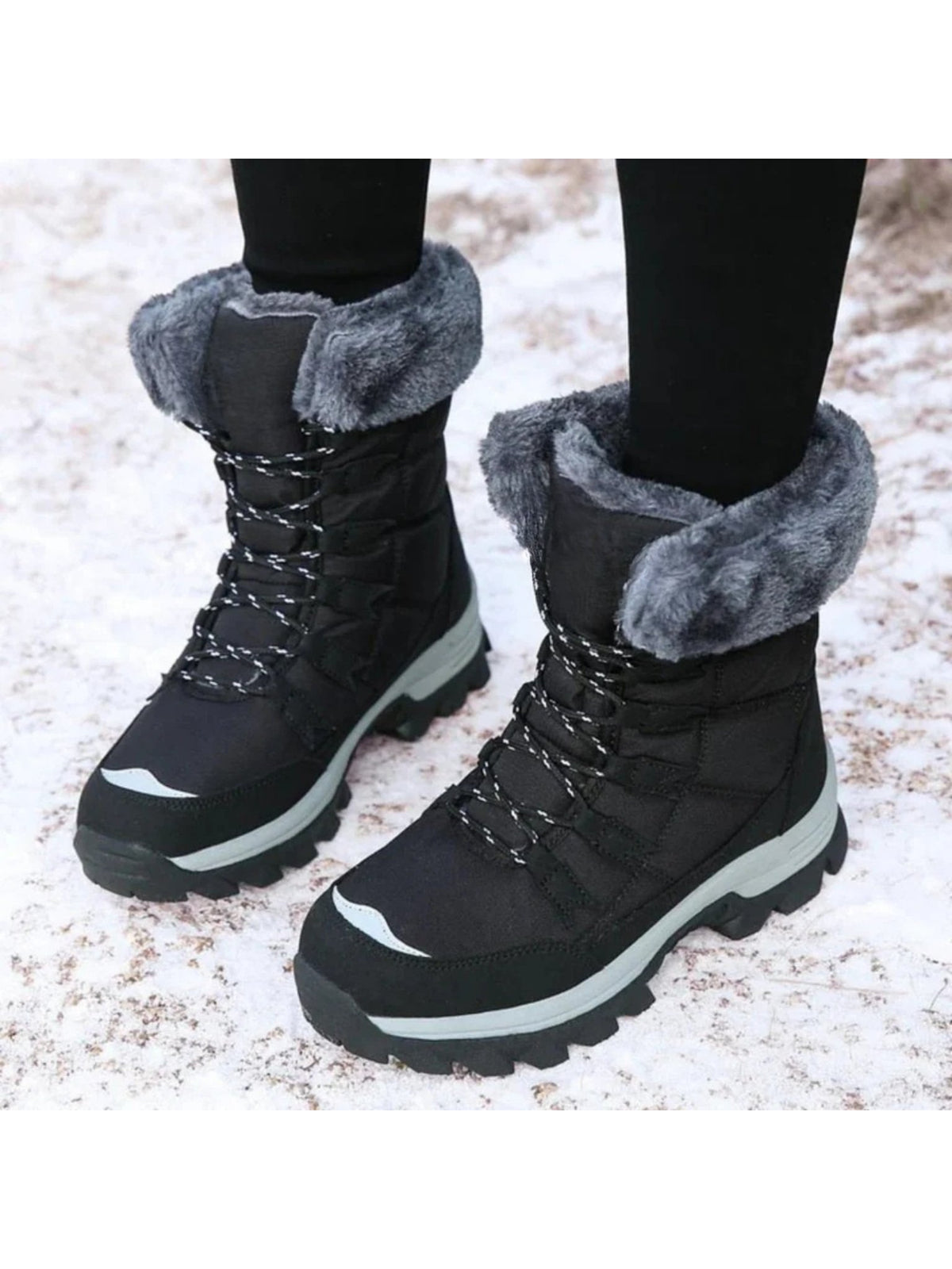 Women's Snow Boots - Black