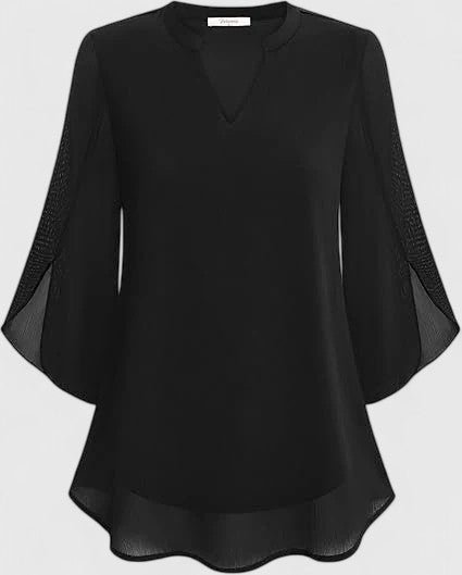 Women's V-Neck Chiffon Blouse