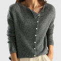 Women's Wool Cardigan - Gray