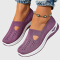 Women's Platform Knit Sneakers - Purple