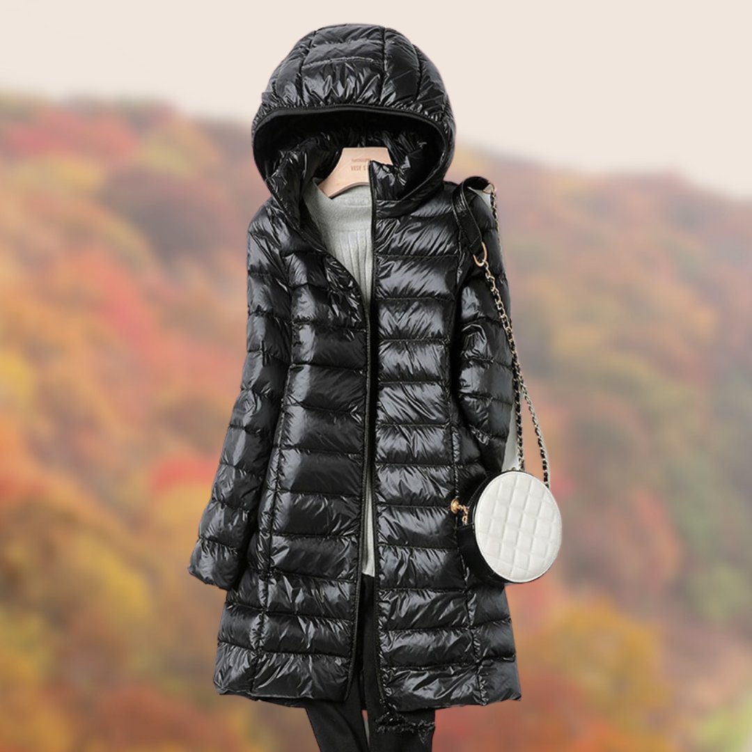 Women's Puffer Coat - Black