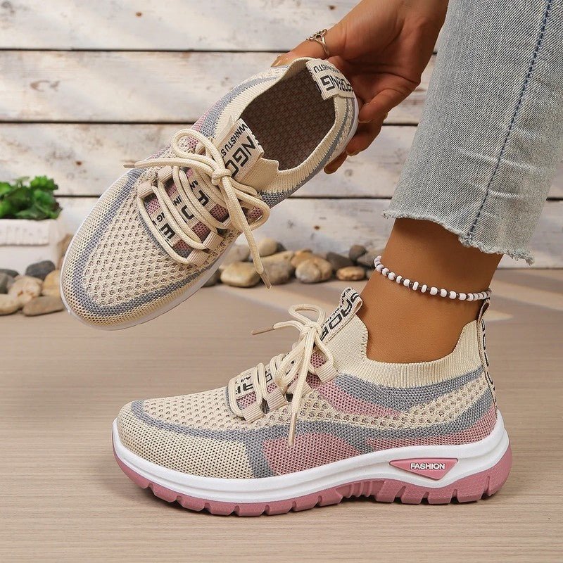 Women's Knit Platform Sneakers