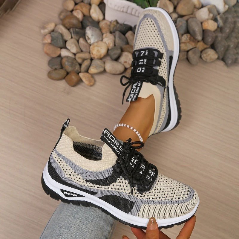 Women's Knit Platform Sneakers