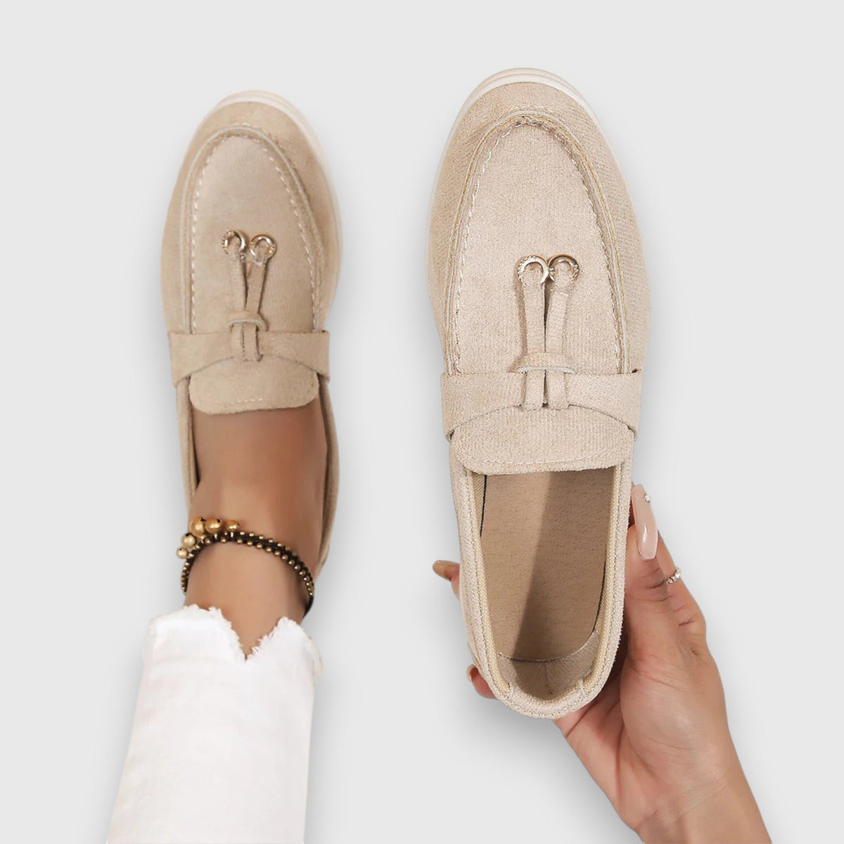 Women's Suede Slip-On Loafers