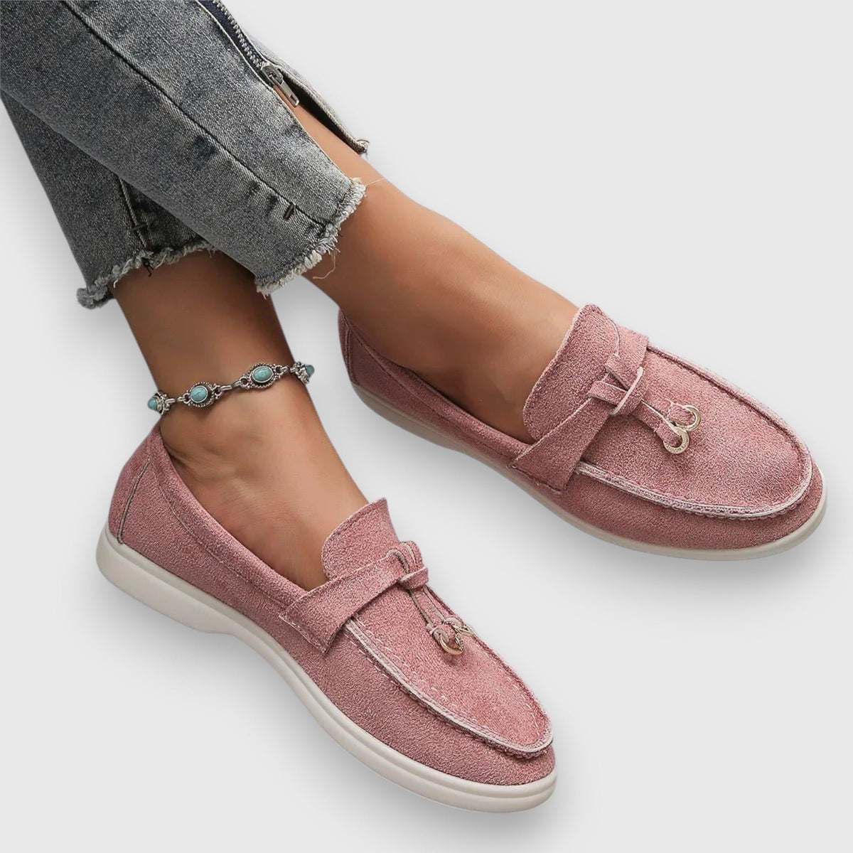 Women's Suede Slip-On Loafers