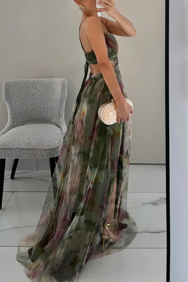 Bethany Women's Chiffon Wrap Maxi Dress 9