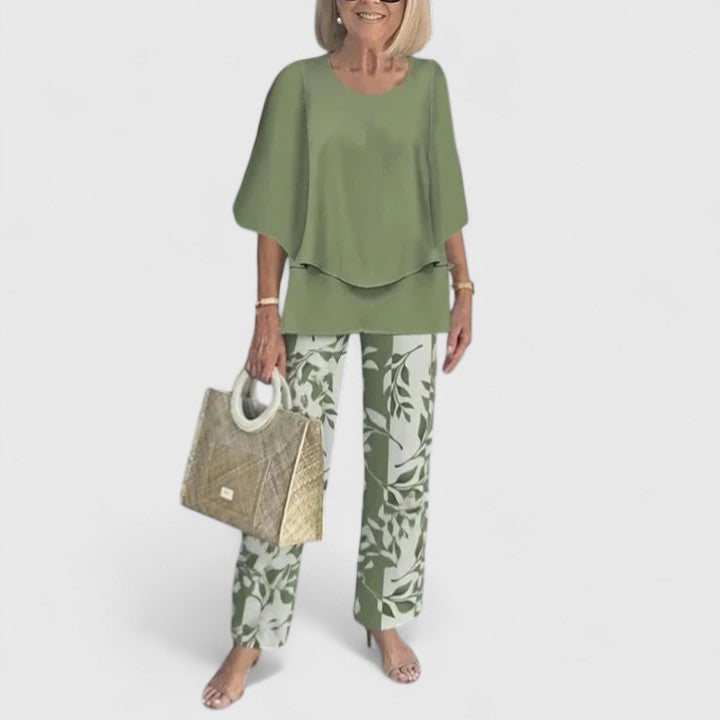 Bethany Women's Floral Wide Leg Trousers 2