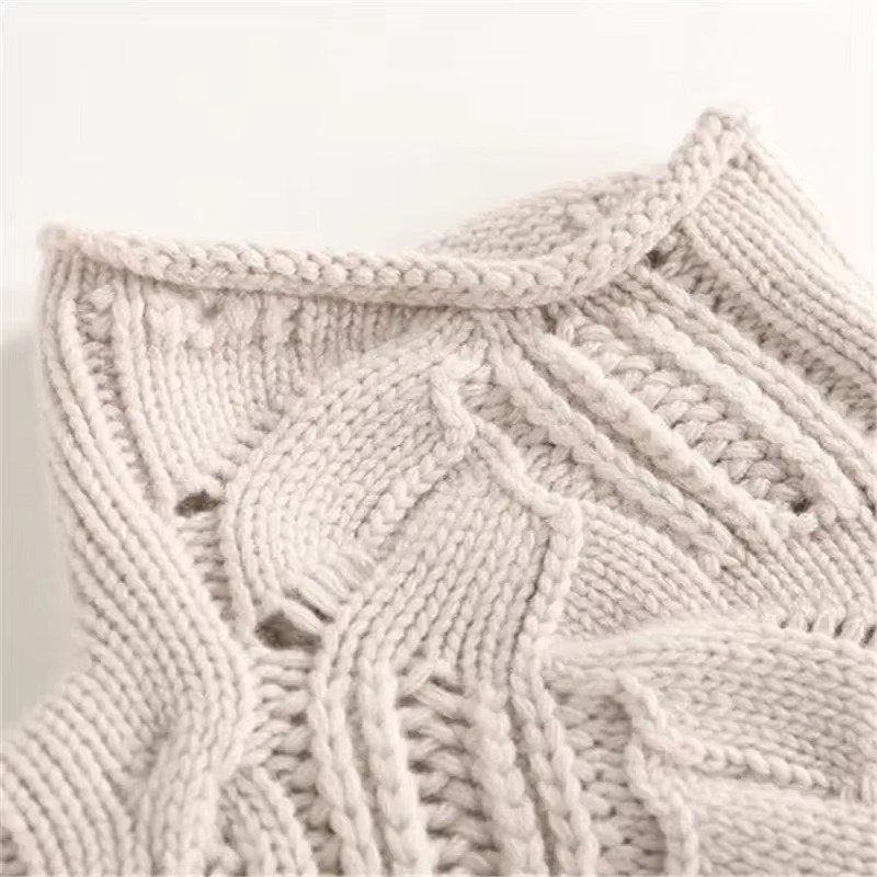 Women's Turtleneck Cable Knit Sweater