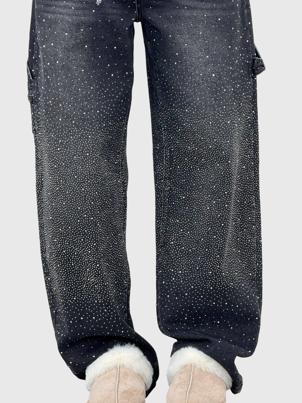 Women's Wide-Leg Cargo Jeans