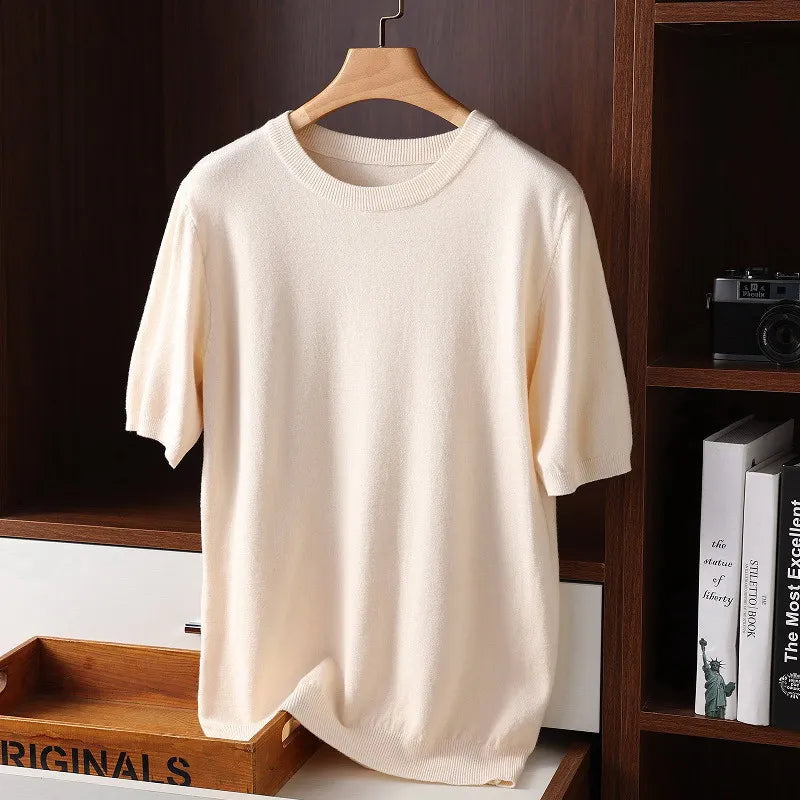 Cameron Men's Cotton Short Sleeve Sweater 1