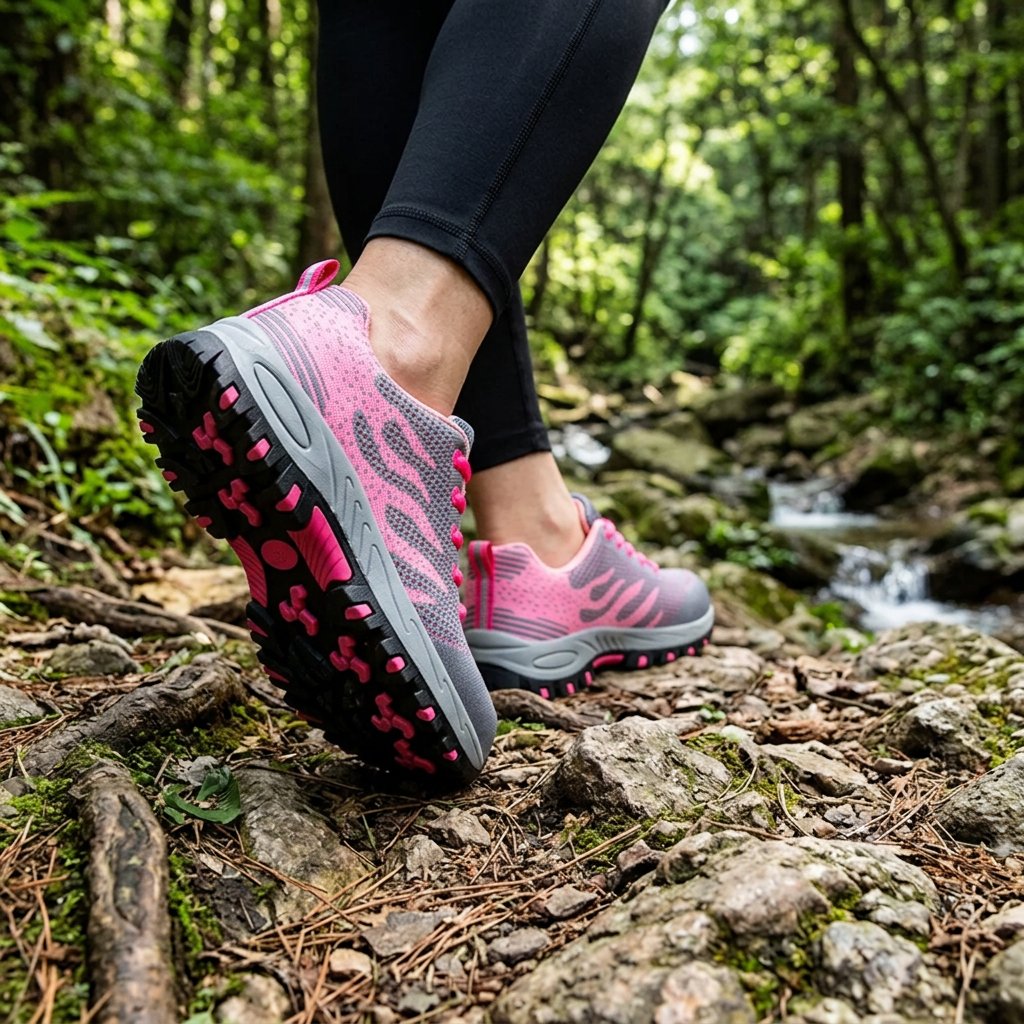 Women's Knit Trail Sneakers