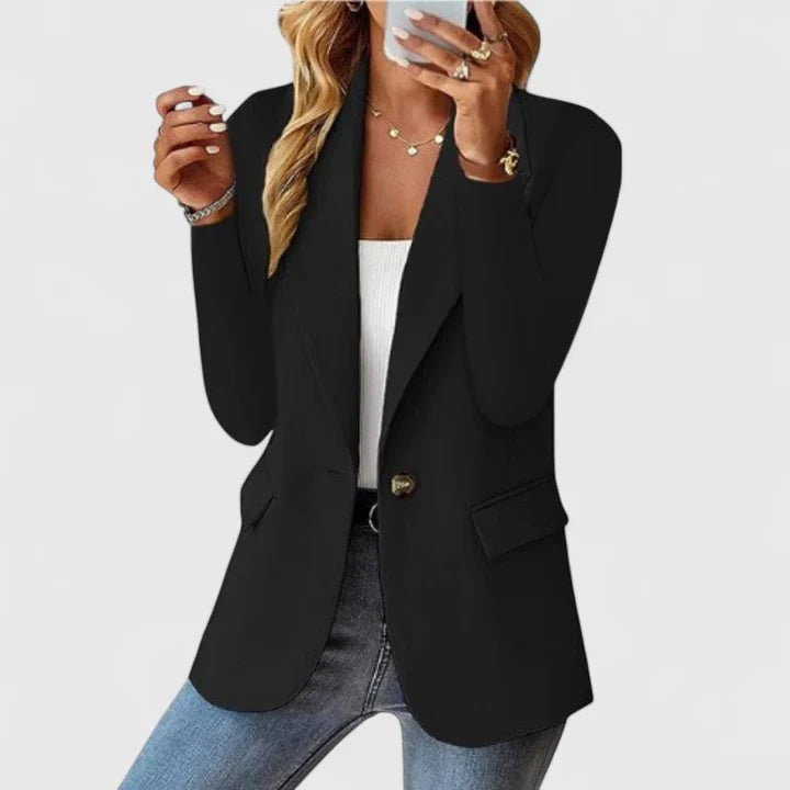 Women's Oversized Blazer - Black